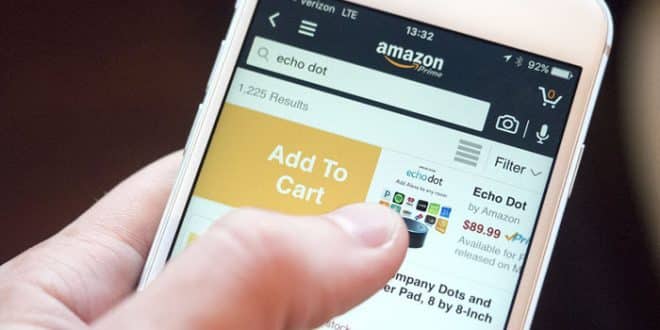 الشراء من تطبيق أمازون