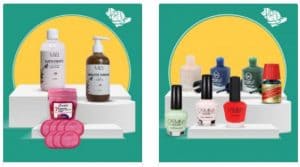 مجموعة طلاء الأظافر ومجموعة العناية