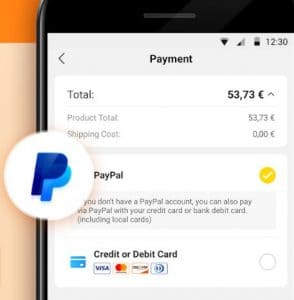 وسائل الدفع المتاحة في تطبيق سارة مارت