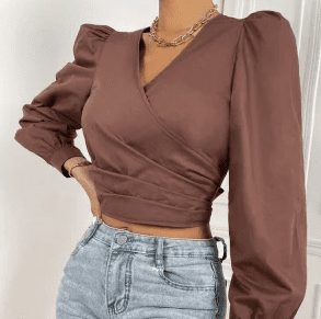 أشيك البلوزات القصيرة