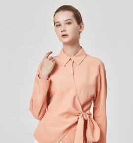 بلوزات سواريه للمحجبات البدينات بلوزة برتقالي