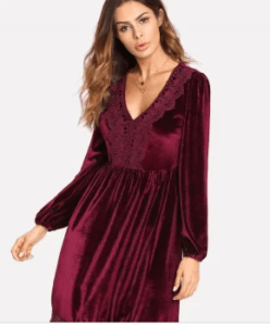 فستان نبيتي قصير