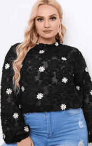 بلوز سهرة مطرزة