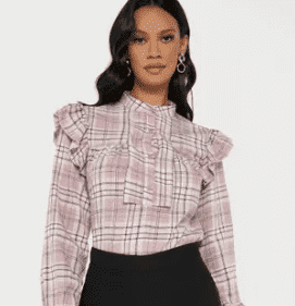 بلوزة مقلمة