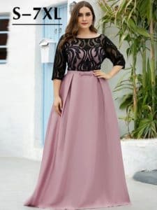 فساتين بسيطة للبدينات