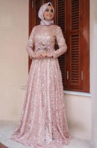 فساتين محجبات شيك