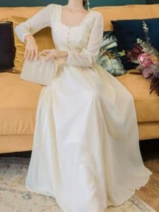 فستان أبيض سمبل