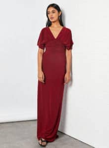 فستان ستان سمبل طويل