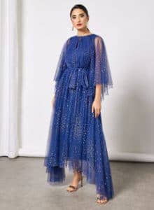 فستان سهرة أزرق