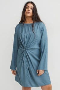 فستان سهرة قصير أزرق