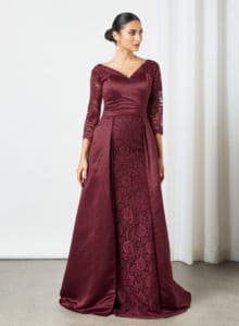 فستان سهرة نبيتي للتفصيل