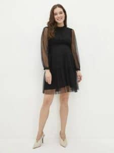 فستان قصير أسود (1)