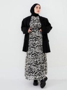 فستان مشجر للمناسبات