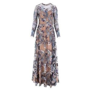 فستان منقوش للمناسبات