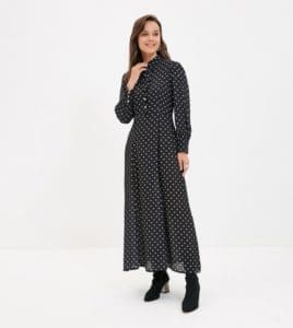 فستان منقوش واسع