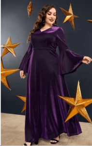 فستان موف غامق