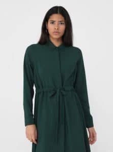 فساتين سهرة طويلة للصبايا أخضر قرمذي