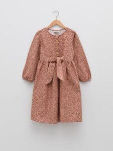 فستان أطفال منقوش