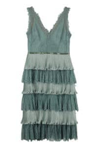 فستان اخضر شيك