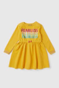 فستان اطفال سمبل أصفر