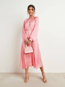 فستان ستان بمبي