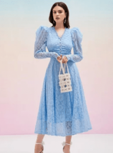 فستان سهرة لبني