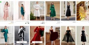 فستان طويل شي ان فساتين