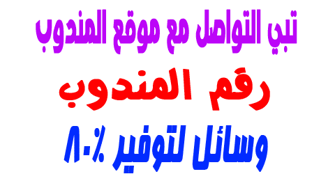 رقم المندوب