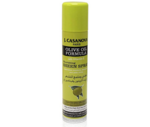 بخاخ للشعر يساعد على لمعان الشعر