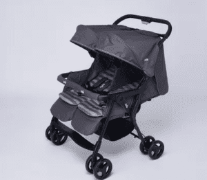 عربة أطفال سوداء فروع بيبي شوب
