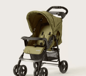 عربة أطفال مبطنة