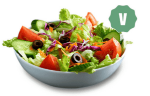 طبق سلطة الحديقة