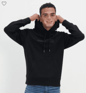 american eagle hoodie black