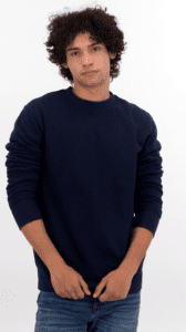 بلايز بتصميم سميك وأكمام طويلة