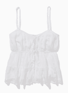 بلوزة باللون الأوف وايت