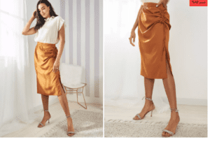 تنورة ستان راقية