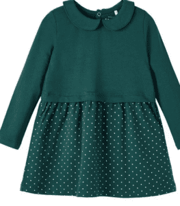 فستان اطفال بأكمام طويلة