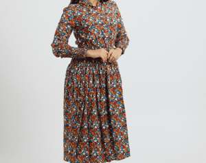 فستان بأكمام للمحجبات