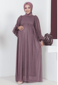 فستان سهرة محجبات حوامل