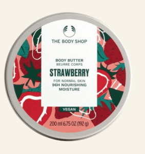 كريم زبدة الجسم من الفرولة