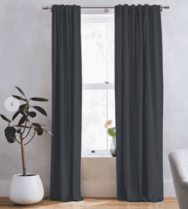 ستارة كتان رمادي ماركة ان هاوس