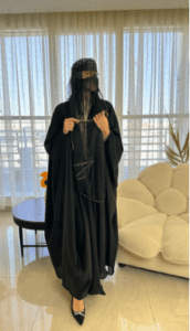 عباية حرير طبيعي