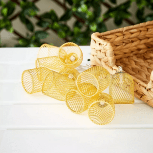 حبل إضاءة معدني بـ10 لمبات إل إي دي