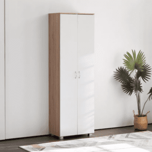 خزانة أحذية مع مقعد ووسادة