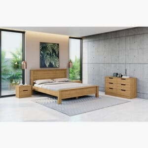 سرير خشب هوم بوكس