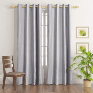 طقم ستائر مخملية منقوشة من قطعتين من زارا