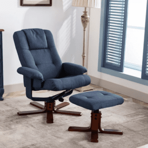 كرسي قابل للإمالة مع عجلات دوّارة