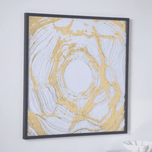 لوحة كانفاس مؤطرة برقائق من سونيت