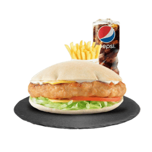 وجبة البرجر العربي