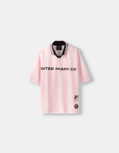 من بولو تيشرت شبكي مخطط إنتر ميامي سي اف